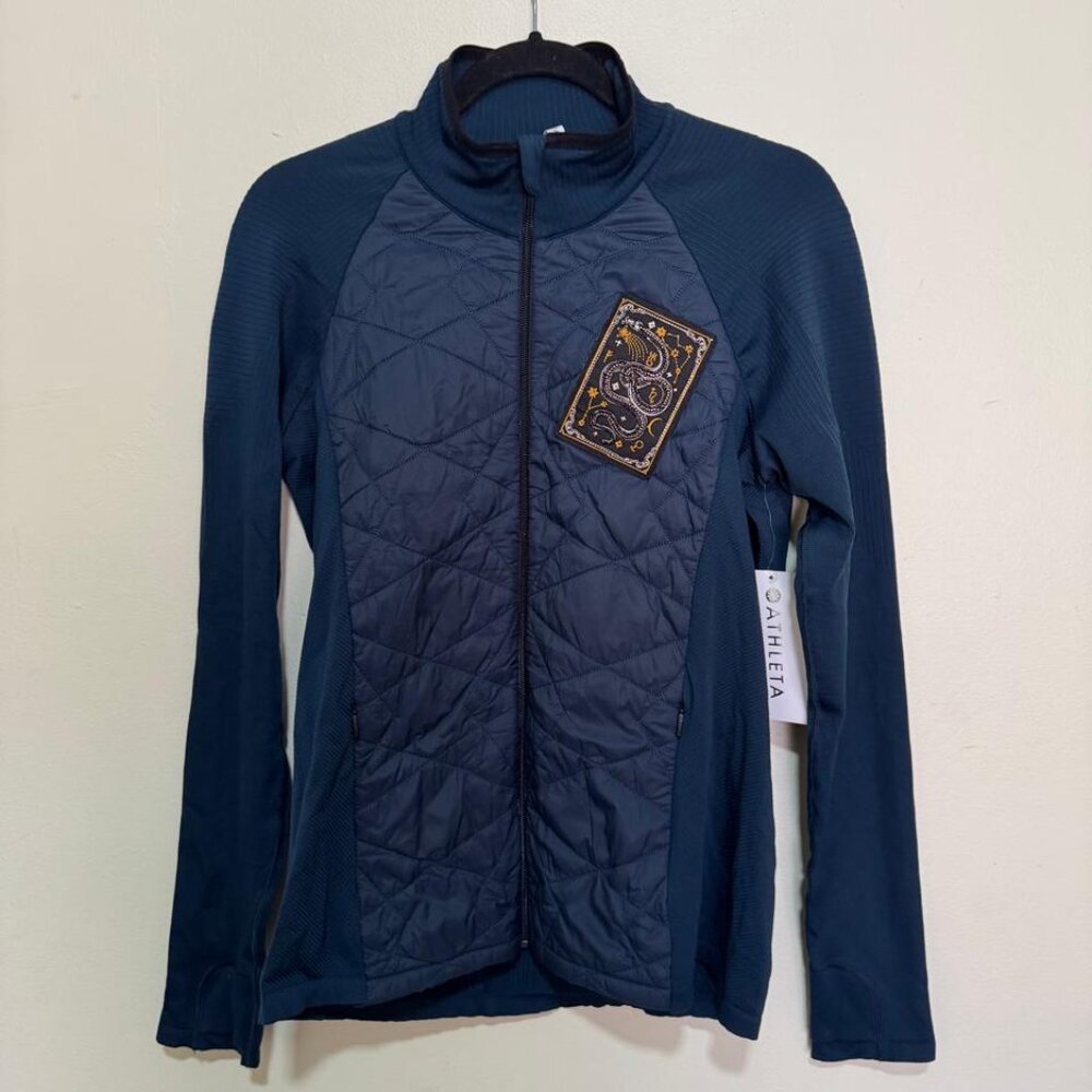 NWT Athleta Flurry Force Insulated PrimaLoft® Jacket Size XL with Snake Added - Picture 1 of 7